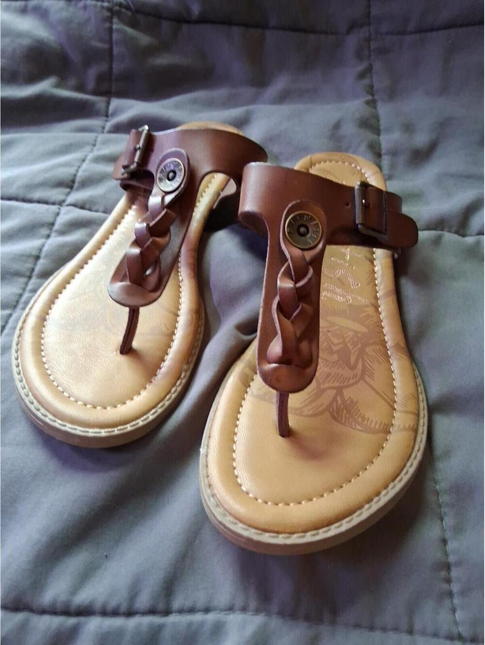 Blowfish Malibu Women's Brown Sandals Size 8.5 Y1